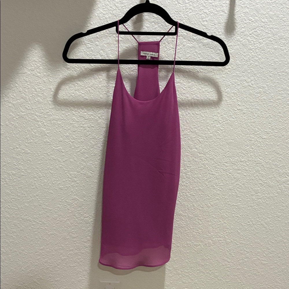 Naked Zebra Fuchsia Camisole Top